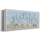 Bloomin Around Grateful - Floater Framed Canvas Print