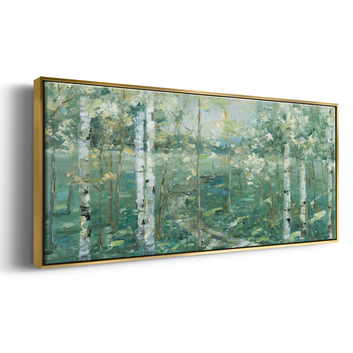 Meadow Light - Floater Framed Canvas Print