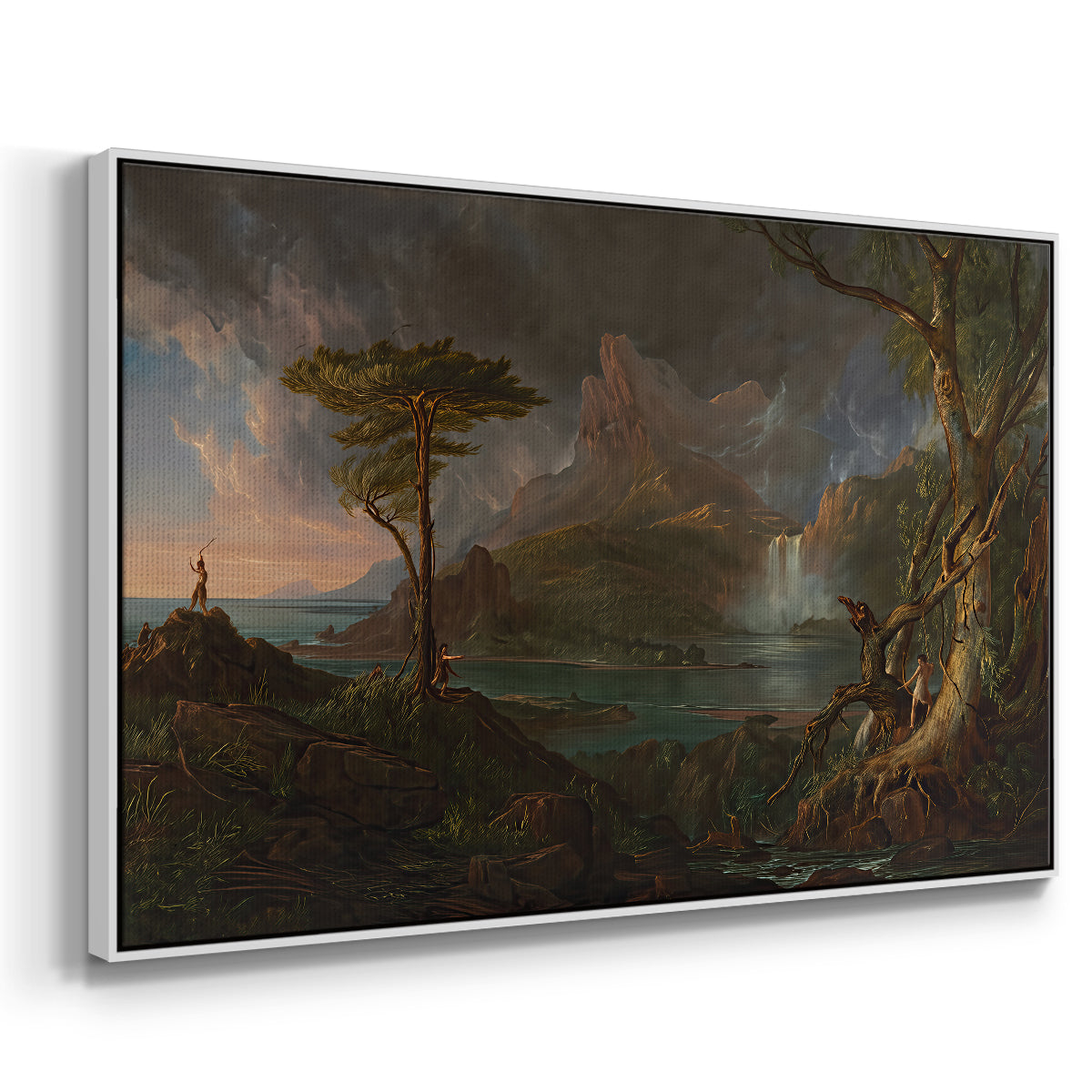 A Wild Scene, 1831-1832 - Floater Framed Canvas Print