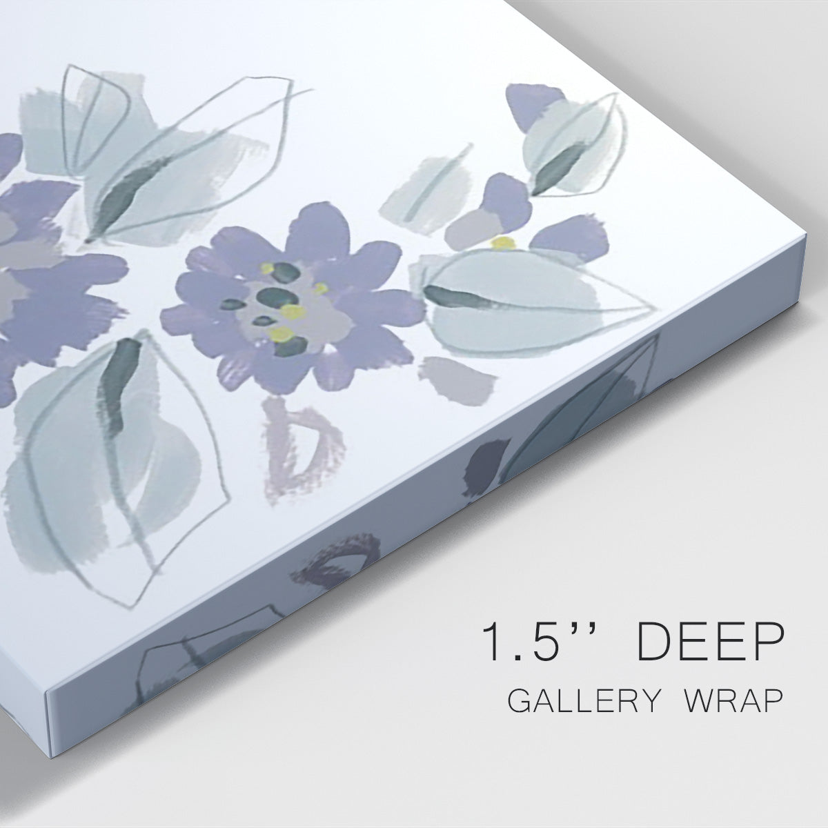 Periwinkle Patch III - Canvas Art Print