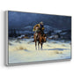 Bringing Christmas Home - Framed Gallery Wrapped Canvas in Floating Frame