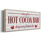 Hot Cocoa Bar - Floater Framed Canvas Print