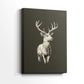 Pale Winter Candle Parish - Canvas Art Print