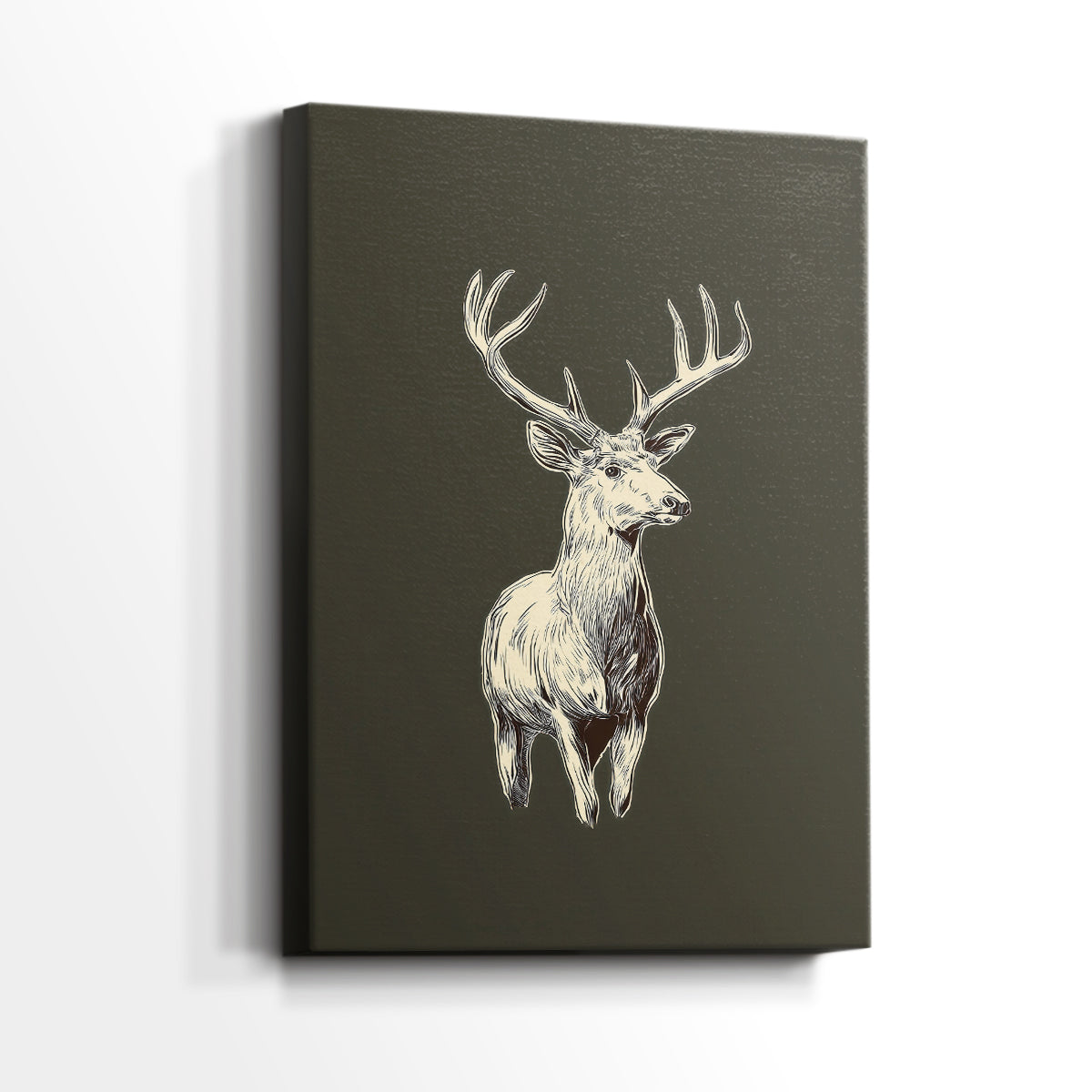 Pale Winter Candle Parish - Canvas Art Print