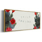 Flowering Christmas Cactus Collection D - Floater Framed Canvas Print