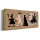 Graphic Halloween Collection D - Floater Framed Canvas Print
