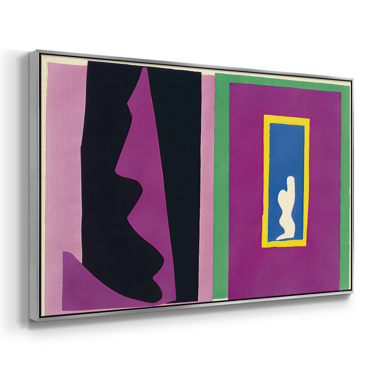 Destiny (Le destin), from Jazz, 1947 - Floater Framed Canvas Print