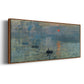 Impression Sunrise - Floater Framed Canvas Print