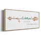 Dream Arrow - Floater Framed Canvas Print