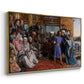 The Finding of the Saviour in the Temple, 1854-1860 - Floater Framed Canvas Print
