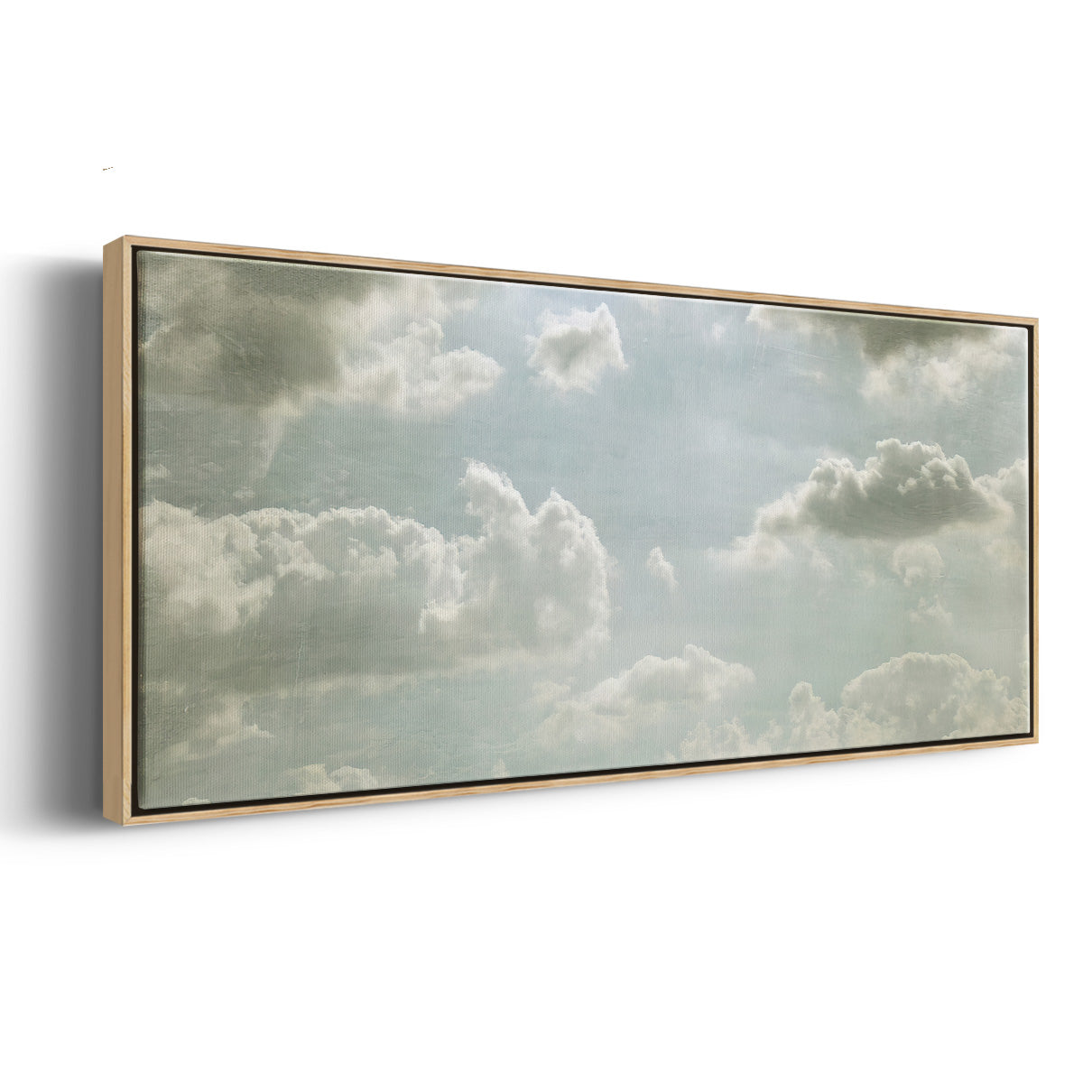 Sky Scrapers III - Floater Framed Canvas Print