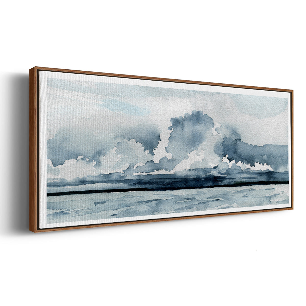 Passing Rain Storm II - Floater Framed Canvas Print