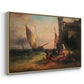 Fisherman's Family from Chioggia, 1838 - Floater Framed Canvas Print