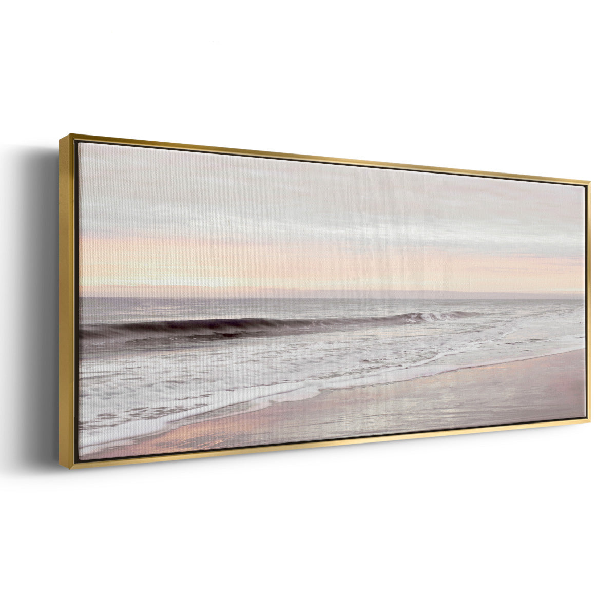 Dawn on the Horizon I - Floater Framed Canvas Print