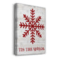 Tis the Season Snowflake - Canvas Art Print