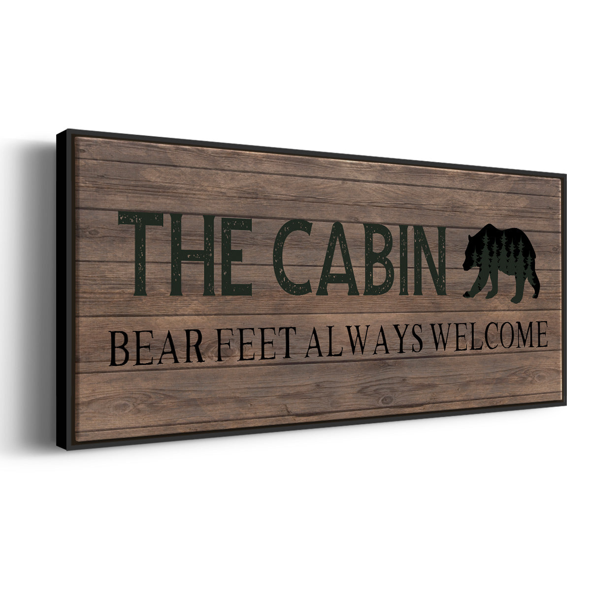 Bear Feet - Floater Framed Canvas Print