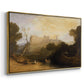 Linlithgow Palace, c. 1807 - Floater Framed Canvas Print
