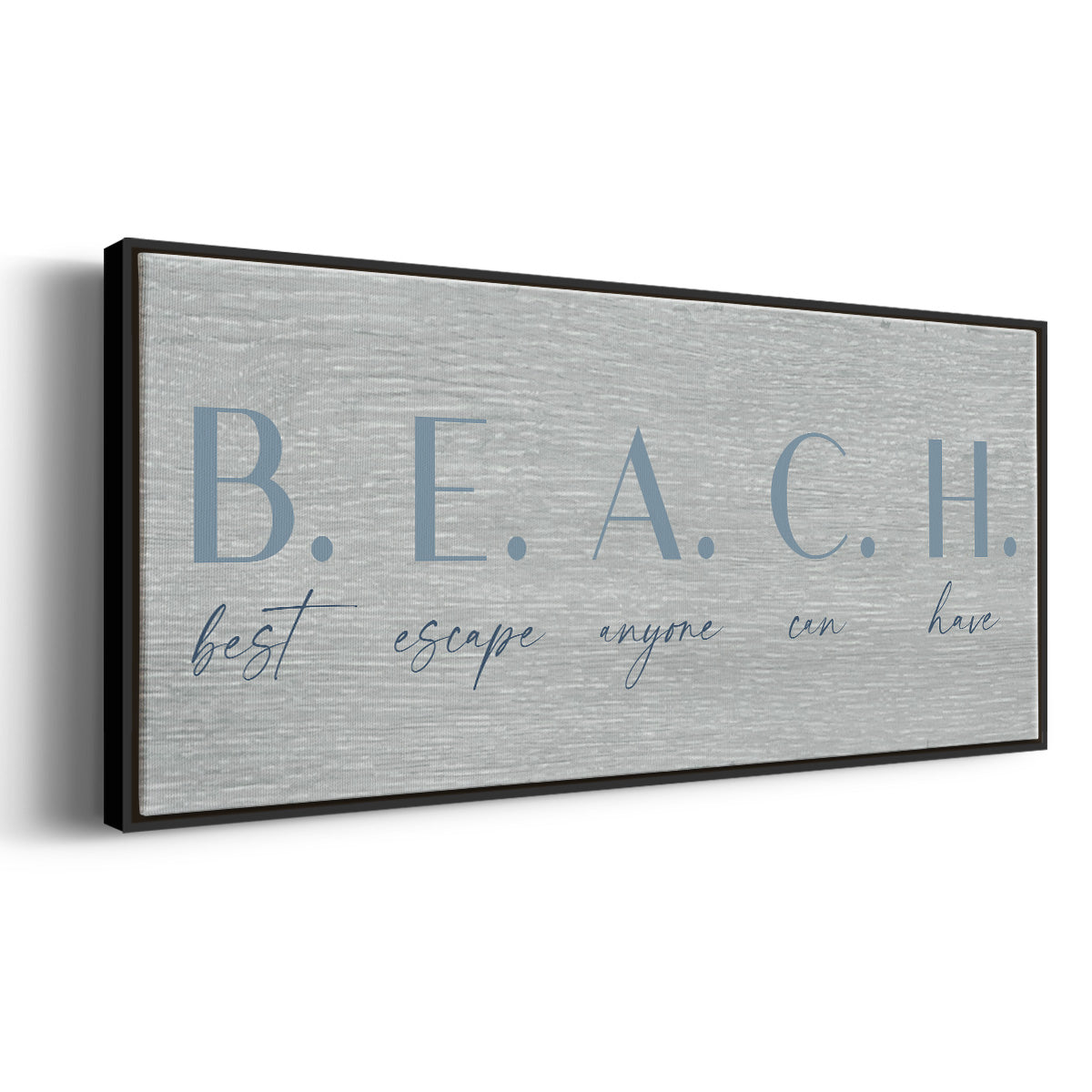 Best Escape - Floater Framed Canvas Print
