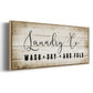 Laundry Co. - Floater Framed Canvas Print