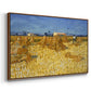 Wheat Field with Sheaves (Harvest in Provence), 1888 - Floater Framed Canvas Print