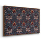 Snakeshead (Printed Textile), c. 1876 - Floater Framed Canvas Print