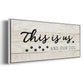 This is Us and the Dog - Floater Framed Canvas Print