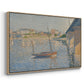 Le Clipper, Asnières, 1887 - Floater Framed Canvas Print