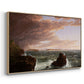 Views Across Frenchman's Bay from Mt. Desert Island, After a Squall, 1845 - Floater Framed Canvas Print