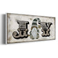 Winter Wonderland Friend Joy - Floater Framed Canvas Print