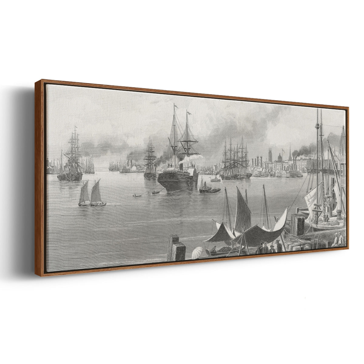 New Orleans - Floater Framed Canvas Print