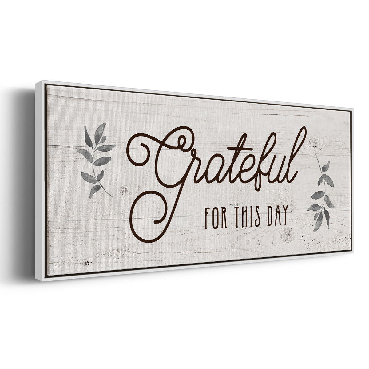 For this Day - Floater Framed Canvas Print