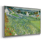 Vineyards at Auvers, 1890 - Floater Framed Canvas Print