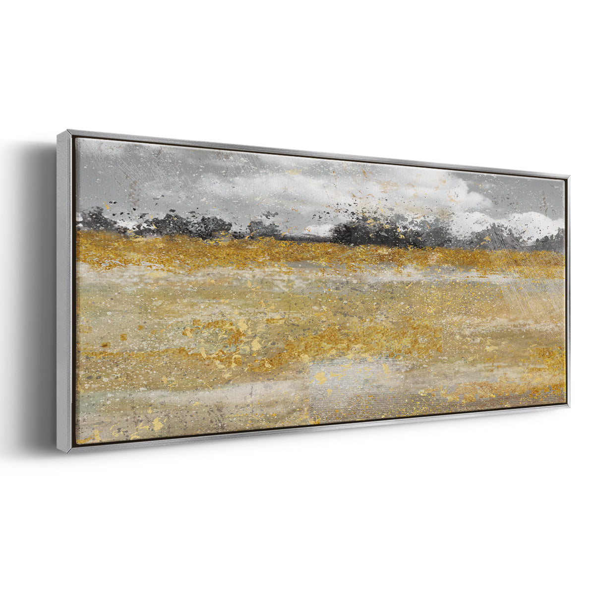 Meadow Shimmer II - Floater Framed Canvas Print