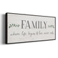 Love Never Ends - Floater Framed Canvas Print