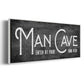Man Cave - Floater Framed Canvas Print
