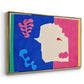 The Wolf (Le loup), from Jazz, 1947 - Floater Framed Canvas Print