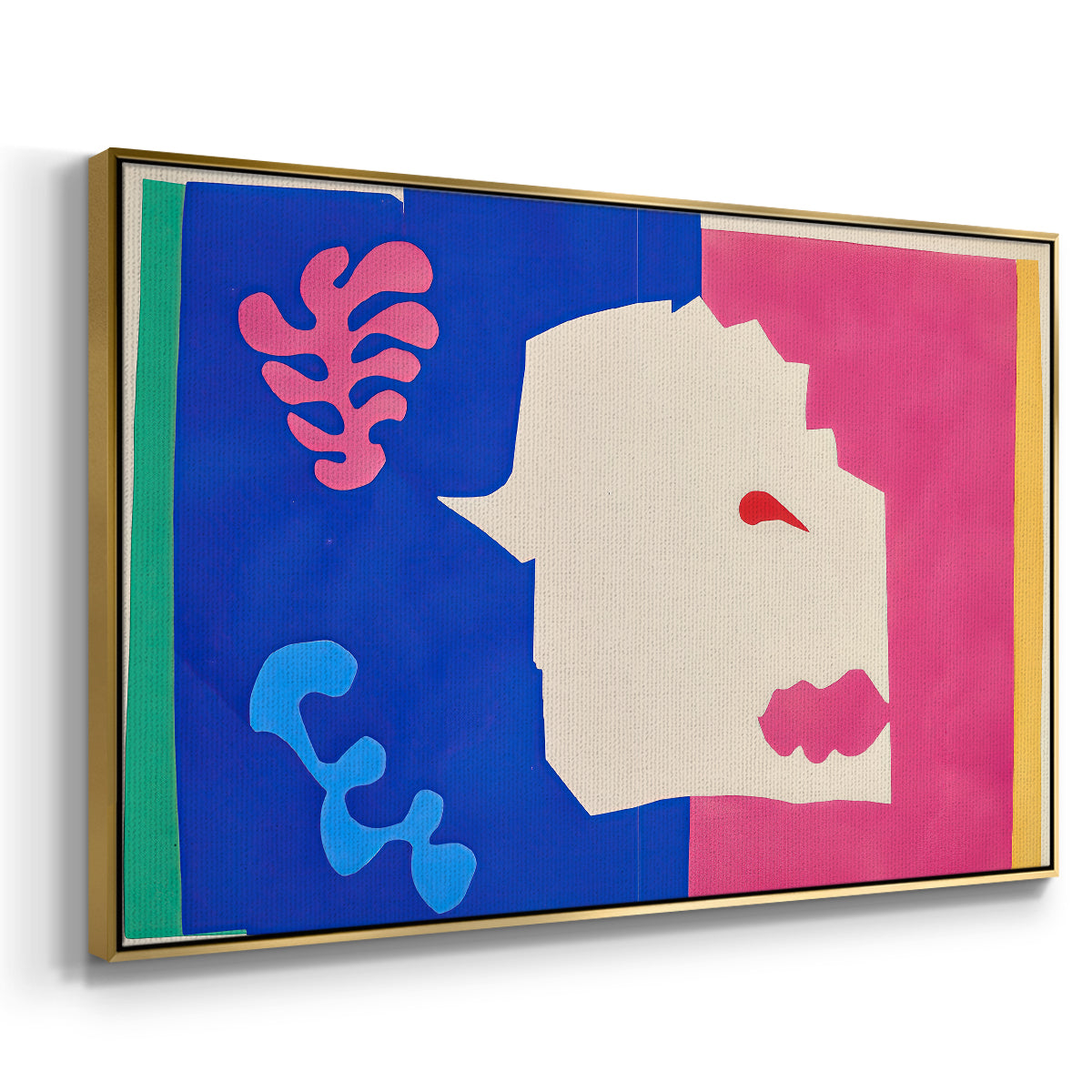 The Wolf (Le loup), from Jazz, 1947 - Floater Framed Canvas Print