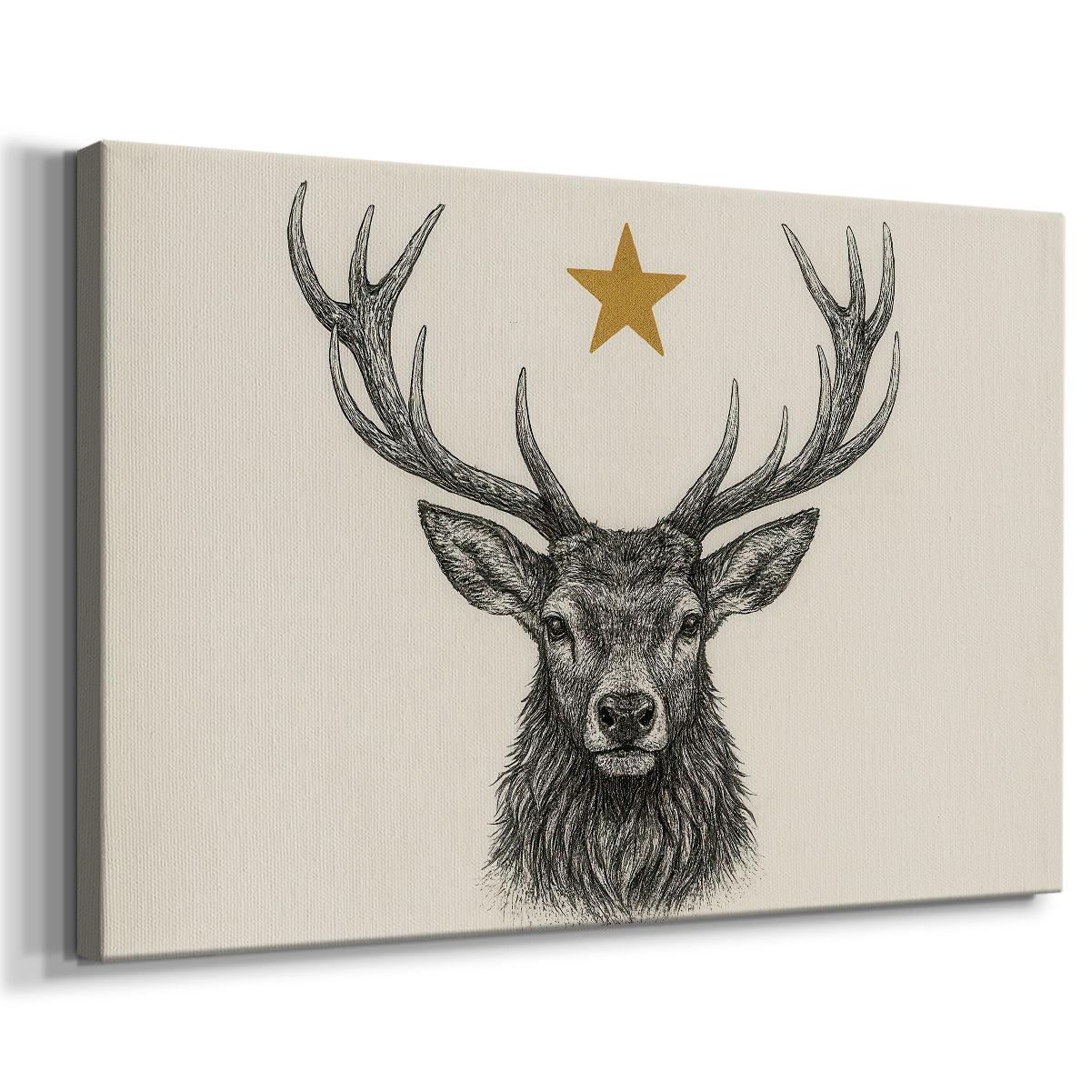 Hearth of Frostlit Carol - Canvas Art Print