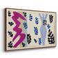 The Knife Thrower (Le lanceur de couteaux), from Jazz, 1947 - Floater Framed Canvas Print