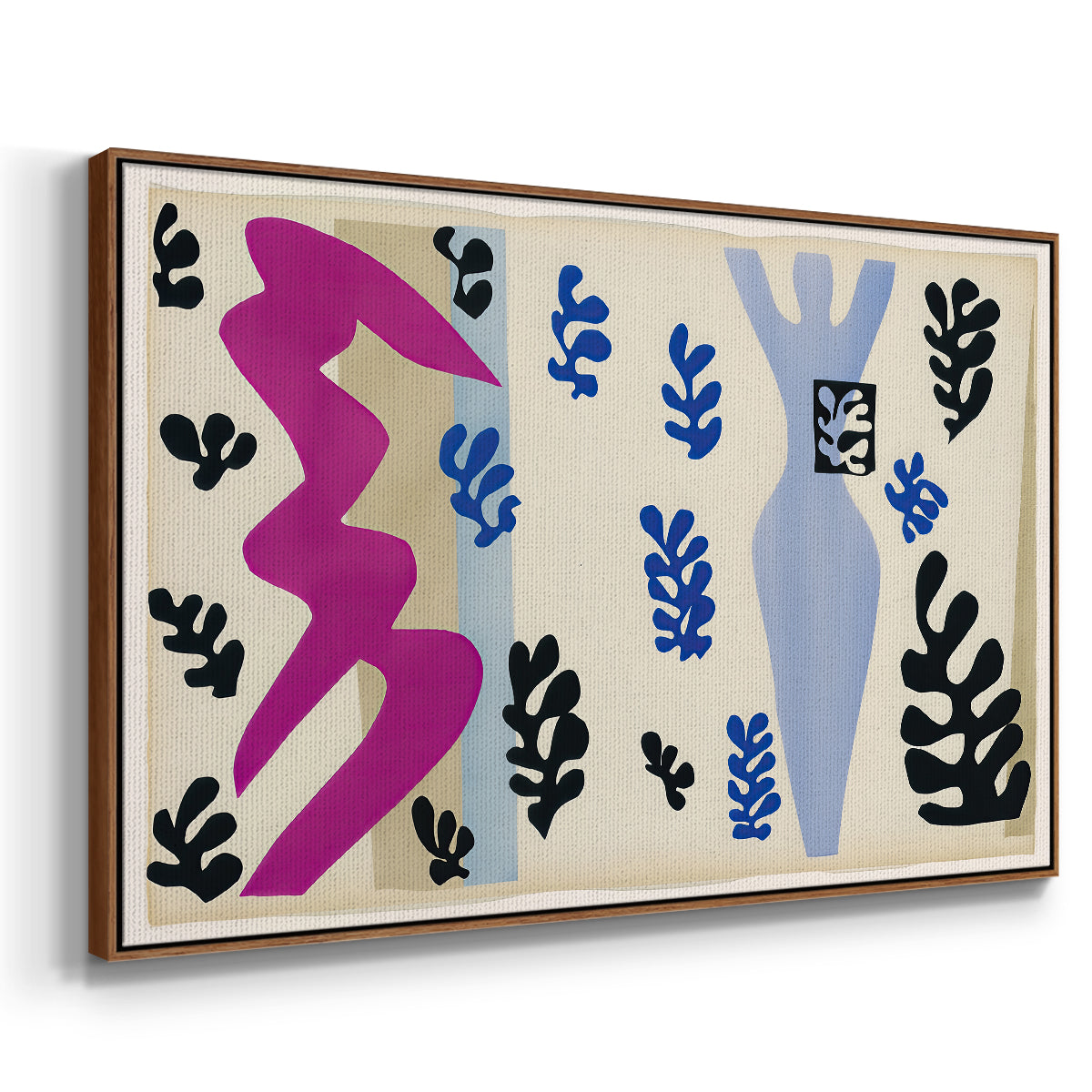 The Knife Thrower (Le lanceur de couteaux), from Jazz, 1947 - Floater Framed Canvas Print