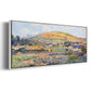 The Mount Riboudet in Rouen at Spring, 1872 - Floater Framed Canvas Print