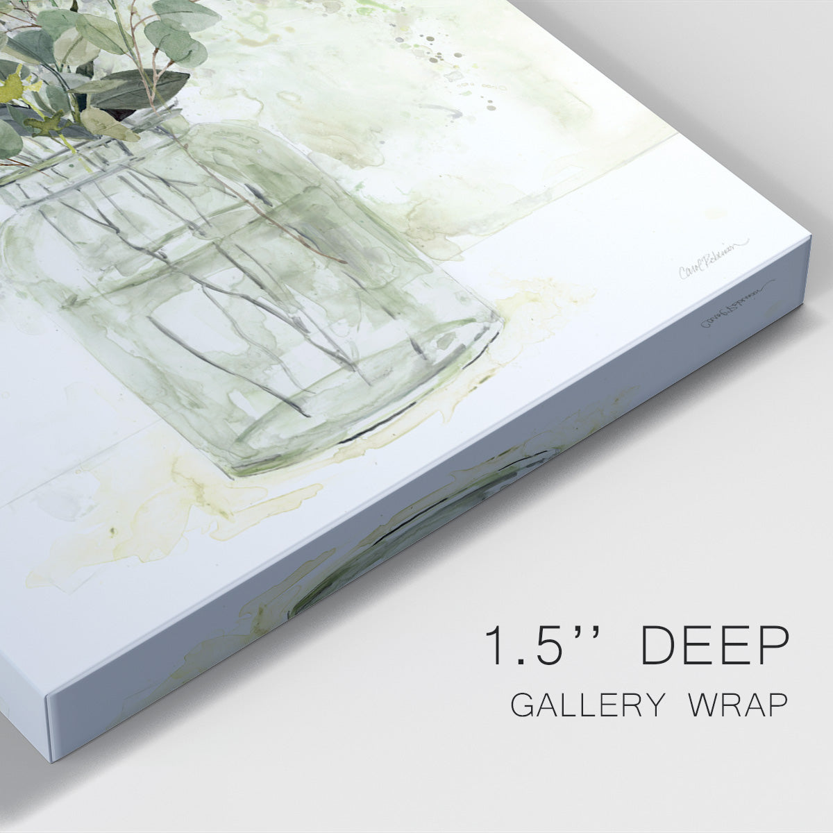 Delicate Greenery II - Canvas Art Print