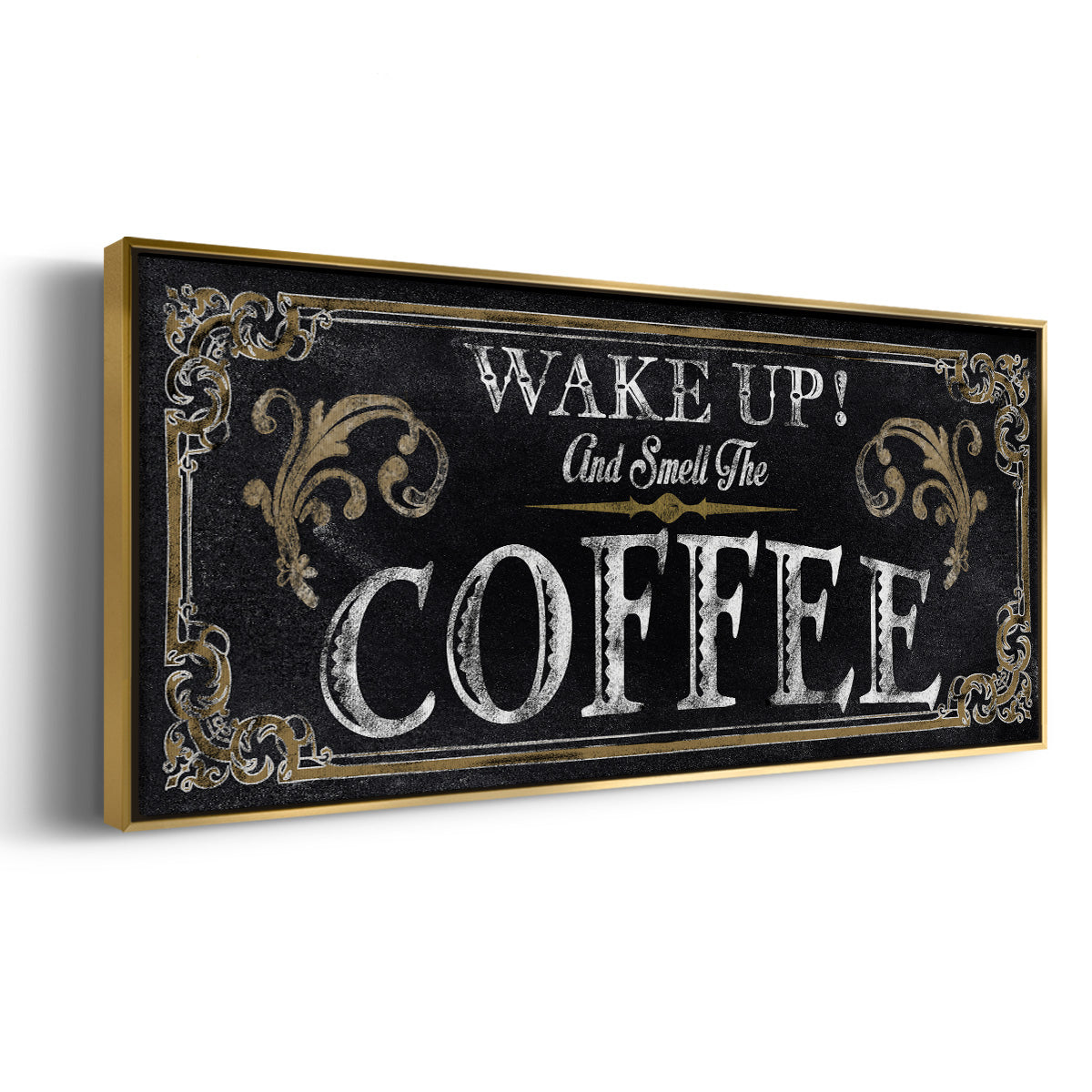 Wake Up! - Floater Framed Canvas Print