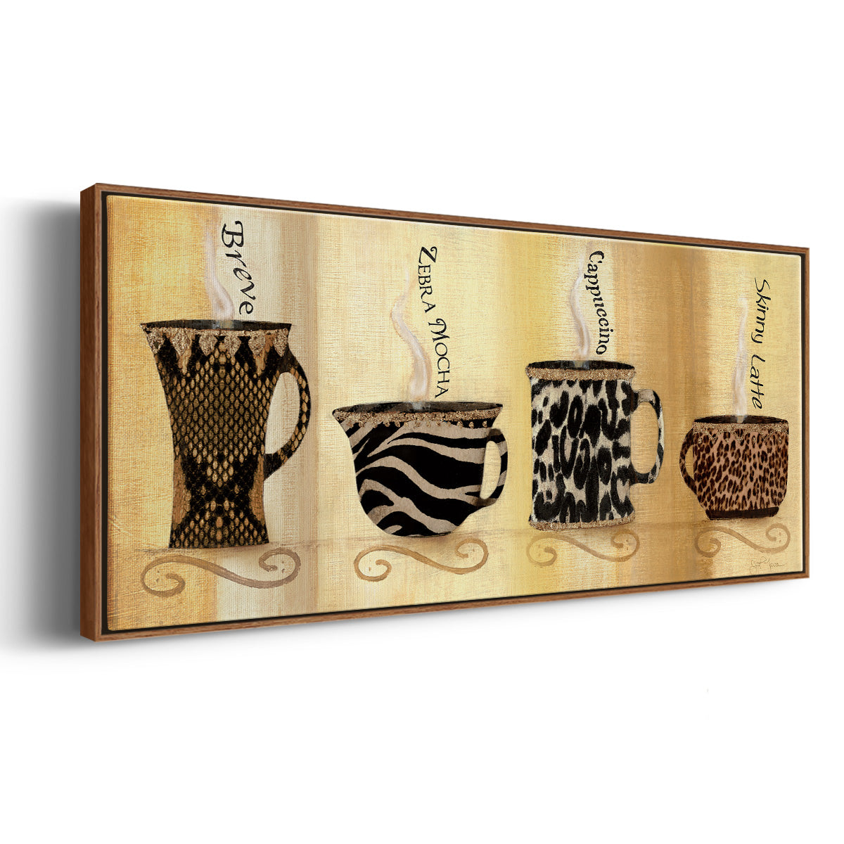 Café Exotica II - Floater Framed Canvas Print