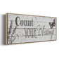 Count Your Blessings - Floater Framed Canvas Print