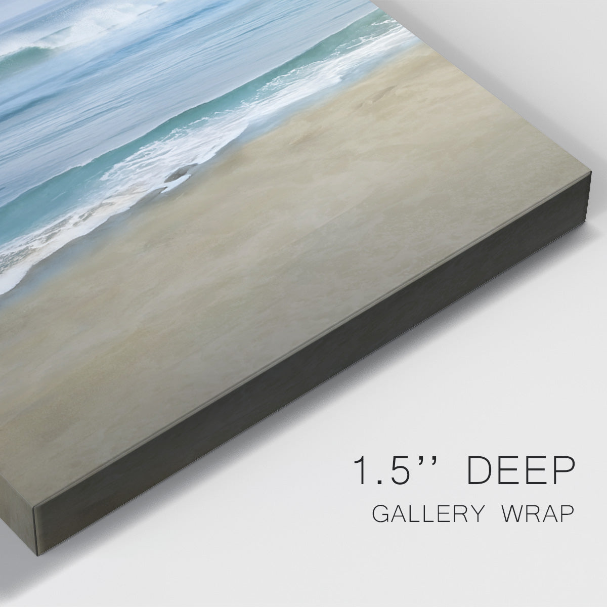 Timeless Waves Premium Gallery Wrapped Canvas - Ready to Hang