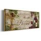 Grateful Wine - Floater Framed Canvas Print