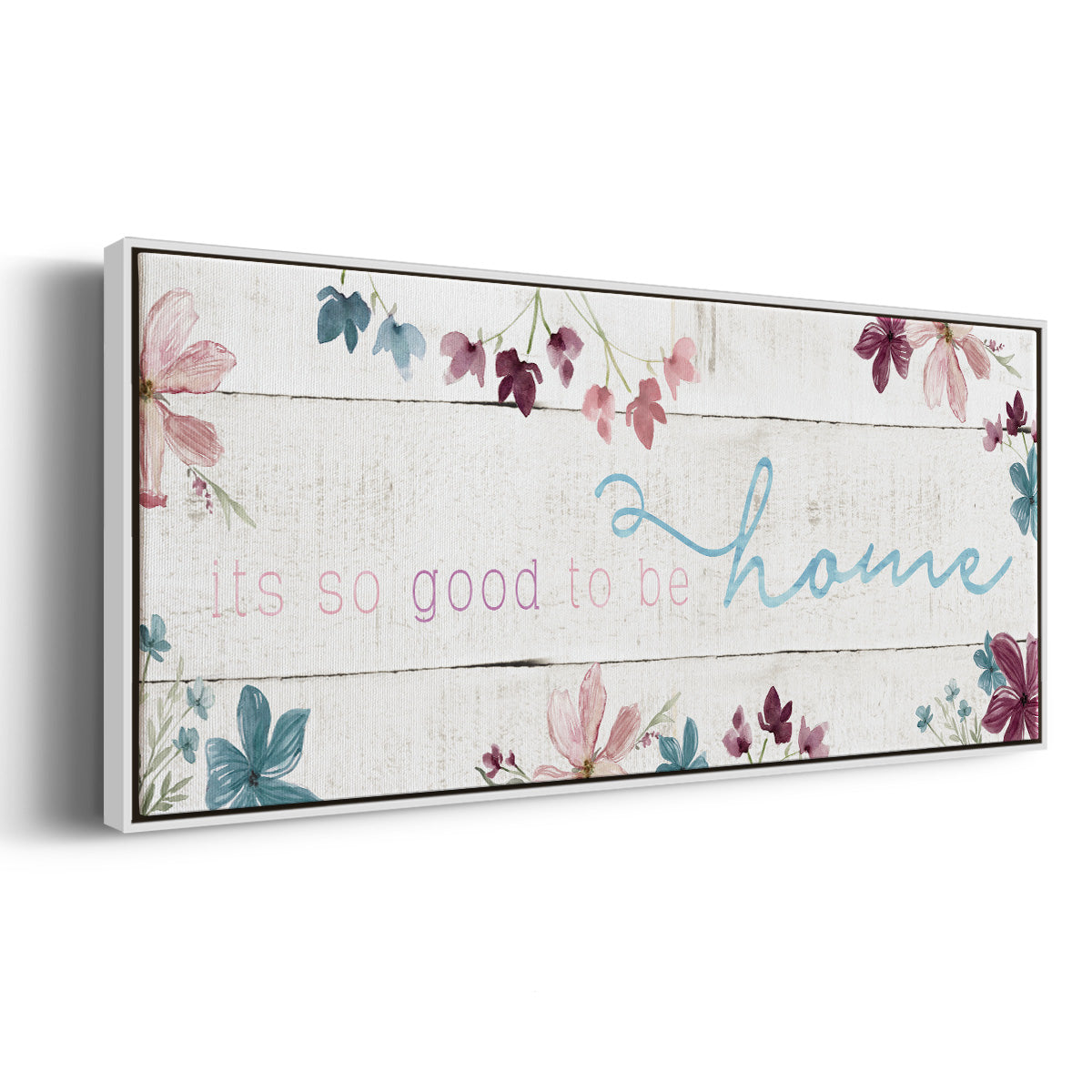 Good To Be Home - Floater Framed Canvas Print
