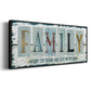 Family Where Life - Floater Framed Canvas Print