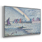 Entrance to the Port of Honfleur, 1899 - Floater Framed Canvas Print